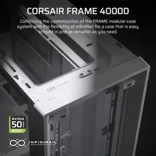 Vỏ Case Corsair Frame 4000D Modular Mid Tower - White (CC-9011291-WW)