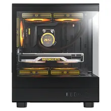 Vỏ Case DarkFlash DB330M M-ATX | Mặt kính, đen