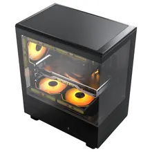 Vỏ Case DarkFlash DB330M M-ATX | Mặt kính, đen
