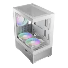 Vỏ Case Gamdias Aura GC9M Elite ARGB M-ATX (Kèm Sẵn 3F ARGB) - Trắng