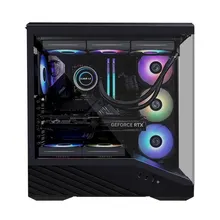 Vỏ Case Lian Li Vector V100 (Kèm sẵn 4 Fan) (CASELLV100RX) | Mid Tower, Kính cường lực, ARGB, Đen