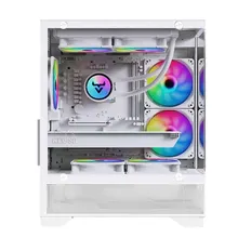Vỏ Case Magic Mix Tower Air - Trắng | Aio 240, hồ cá