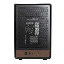 Vỏ Case Montech Heritage Pro (Mini PC) | Đen, kèm sẵn 4 fan