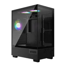 Vỏ Case MSI PAG PANO M110A | Mid Tower, ATX, Kèm 3 Fan ARGB, Đen