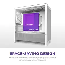 Vỏ Case NZXT H3 Flow - Trắng (CC-H31FW-01)