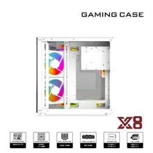 Vỏ Case VSP X8 - Trắng | Hồ cá, không kèm fan