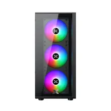 Vỏ Case Xigmatek MYX 3F - Black | Kèm 3 fan led