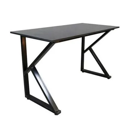 Bàn Gaming Chữ K | Chân đen, mặt đen