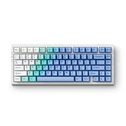 Bàn Phím Cơ Gaming Không Dây Mchose G75 Pro Arctic Snow Matcha Latte | Tri-Mode, Matcha Latte Switch, Pin 8000mAh (G75-12A)