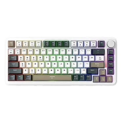 Bàn phím Gaming E-Dra EK375W White | Wireless, linear switch