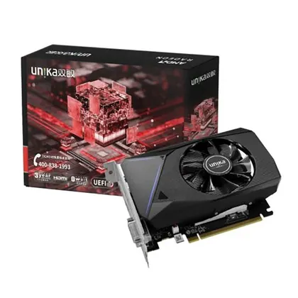 Card màn hình AMD UNIKA Radeon RX 560 4GB GDDR5 V2 Black | 128-bit, 1176MHz, 3 cổng xuất hình