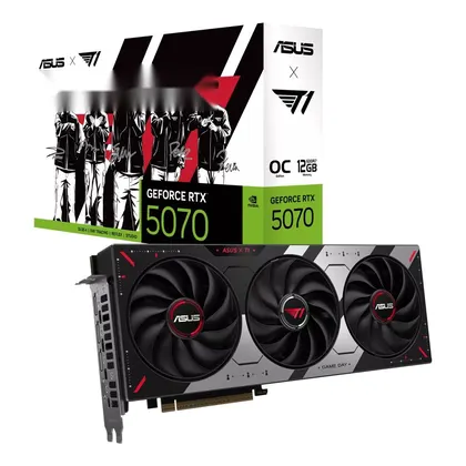 Card màn hình ASUS Dual GeForce RTX 5070 T1 OC Gaming (T1-RTX5070-O12G-GAMING) | 12GB GDDR7, 6144 CUDA, 2595MHz