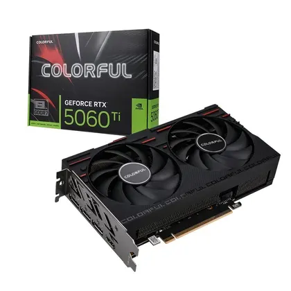 Card màn hình Colorful GeForce RTX 5060 Ti Gaming DUO 8GB-V | 8GB GDDR7, 3x DisplayPort, HDMI