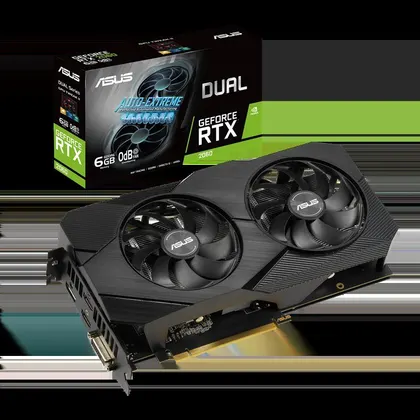 Card màn hình cũ ASUS DUAL RTX 2060 6GB EVO
