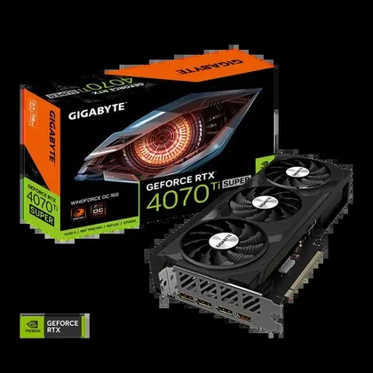 Card màn hình cũ Gigabyte RTX 4070 Ti Super 16Gb