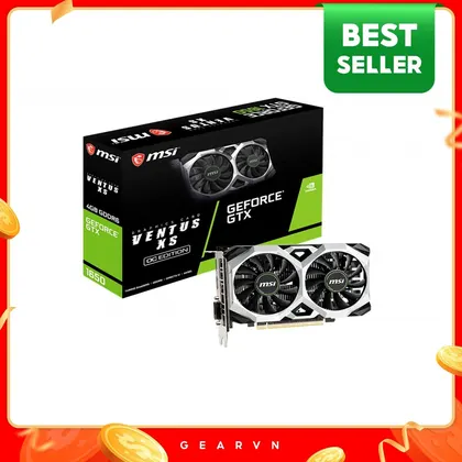 Card màn hình cũ Msi Gtx 1650 Ventus Xs Oc D6 4GB