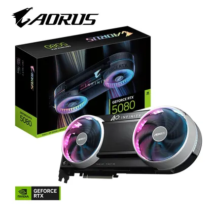 Card màn hình Gigabyte AORUS GeForce RTX 5080 INFINITY 16G | 16GB GDDR7, 10752 CUDA, 256-bit