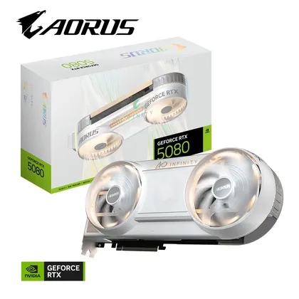 Card màn hình Gigabyte AORUS GeForce RTX 5080 INFINITY WOOD 16G | 16GB GDDR7, 10752 CUDA, 256-bit