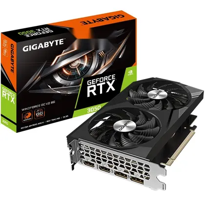 Card màn hình Gigabyte RTX 3050 WINDFORCE OC V2 8G