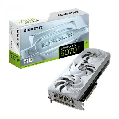 Card màn hình Gigabyte RTX 5070 Ti Eagle Ice SFF OC Ice | 16GB GDDR7, 8960 CUDA, PCIe 5.0, 3 Fan