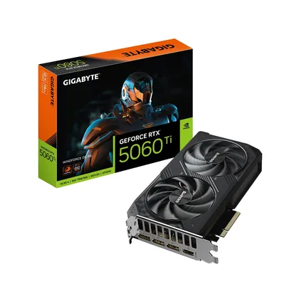 Card màn hình NVIDIA GeForce RTX 5060 Ti Gigabyte WINDFORCE OC | 8GB GDDR7, 4608 CUDA, 650W
