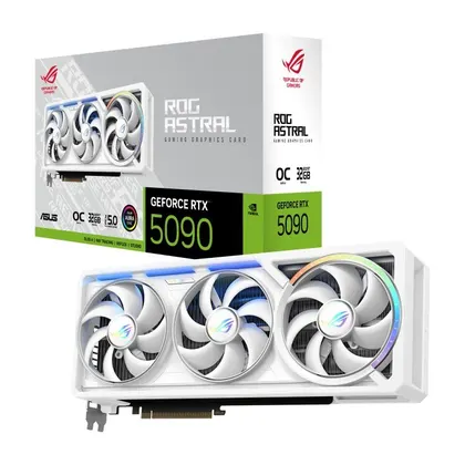 Card màn hình NVIDIA GeForce RTX 5090 ASUS ROG Astral White OC | 32GB GDDR7, 21760 CUDA, 1000W
