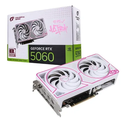 Card màn hình NVIDIA RTX 5060 Colorful iGame Ultra W DUO OC | 8GB GDDR7, 3840 CUDA, 550W