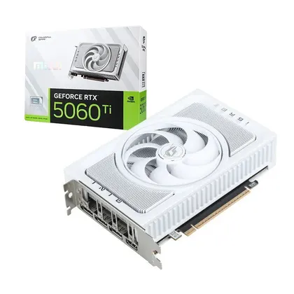 Card màn hình NVIDIA RTX 5060 Ti Colorful iGame Mini W OC 8GB-V | 8GB GDDR7, 4608 CUDA, 1 Fan, Trắng