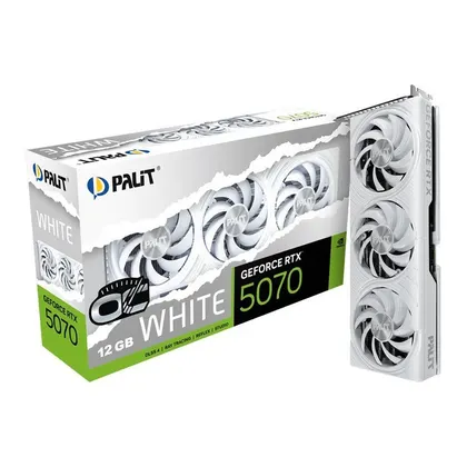 Card màn hình NVIDIA RTX 5070 Palit White OC | 12GB GDDR7, 6144 CUDA