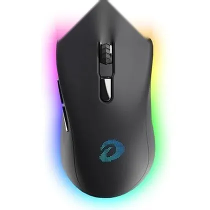 Chuột gaming DareU EM908 | Có dây, 6400 DPI, 100g, RGB, Đen