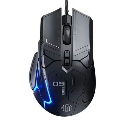 Chuột gaming INPHIC PG9 | Wired, 12800 DPI, 78g, Đen