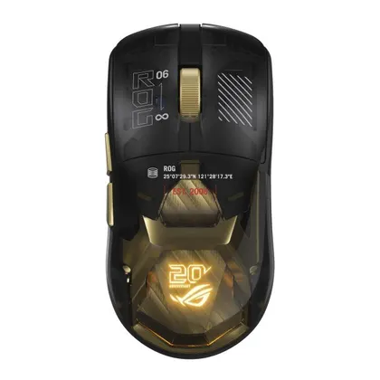 Chuột Gaming Không Dây ASUS ROG Harpe II Extreme Edition 20 (90MP04Q0-BMUA00) | 8000Hz, Bluetooth 6.0, 82g, Aura Sync