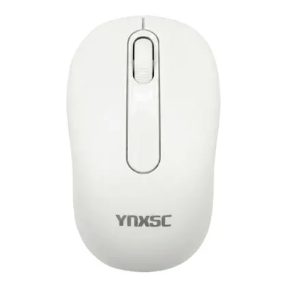 Chuột Gaming Ynxsc W108G White | Không dây 2.4G, 1600 DPI, Ergonomic, Trắng