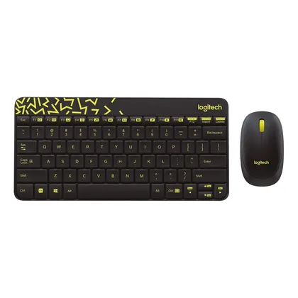 Combo bàn phím + Chuột không dây Logitech MK240 (Đen)
