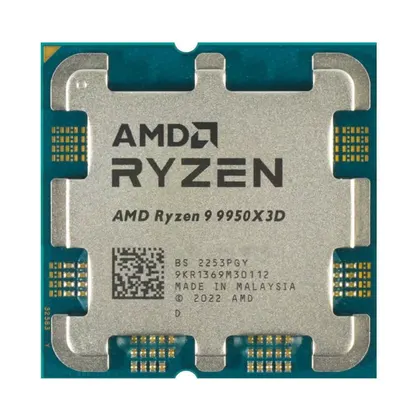 CPU AMD Ryzen 9 9950X3D Tray - Nobox | AM5, 16 nhân/32 luồng, Max 5.7 GHz