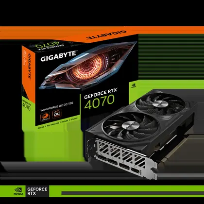 [Cũ] Card màn hình Gigabyte RTX 4070 Windforce OC 12GB 2 Fan | BH 3T STAR