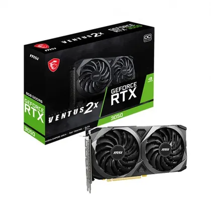 [Cũ] Card màn hình MSI GeForce RTX3050 Ventus 2X OC 8G 2 Fan | BH 3T STAR