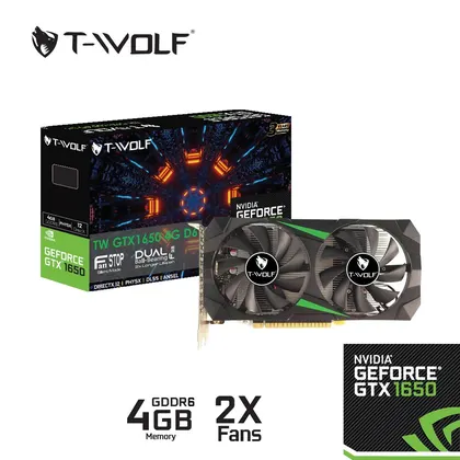 [Cũ] Card màn hình T-Wolf 1650 4G 2 FAN | BH 3T STAR