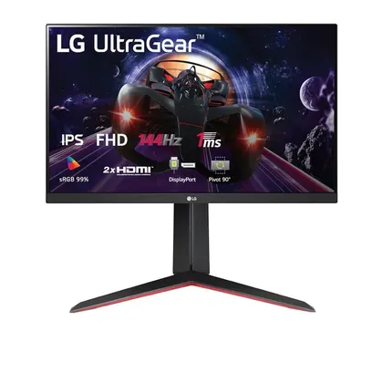 [Cũ] Màn Hình Gaming LG 24Gn65R-B (23.8" / Fhd / Ips / 144Hz / 1Ms / 300Nits / Hdmi+Dp / Phẳng) | BH 3T STAR