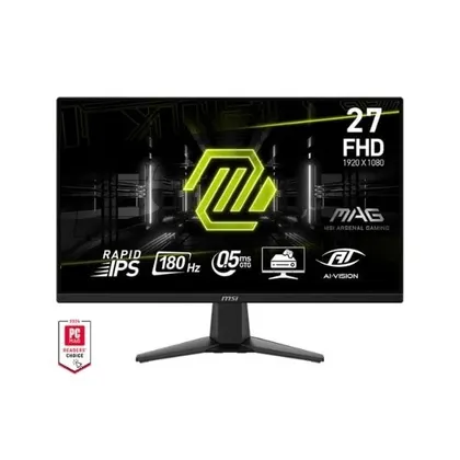 [Cũ] Màn hình Gaming MSI MAG 275F (27" / Fhd / Ips / 180Hz / B.5Ms / 250Nits / Hdmi+Dp / Phẳng) | BH 3T STAR