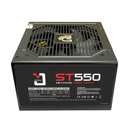 [Cũ] Nguồn máy tính Jetek J Series 550W Plus | BH 3T STAR