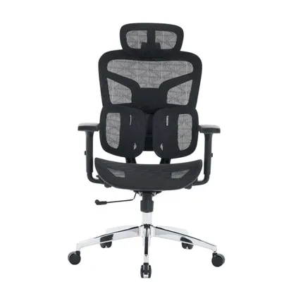 Ghế công thái học E DRA EEC226 | Đen, Chân xoay, Lưng lưới