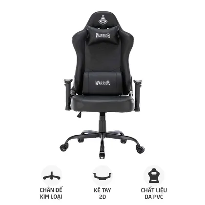 Ghế Gaming Warrior Raider Series WGC207 | Đen