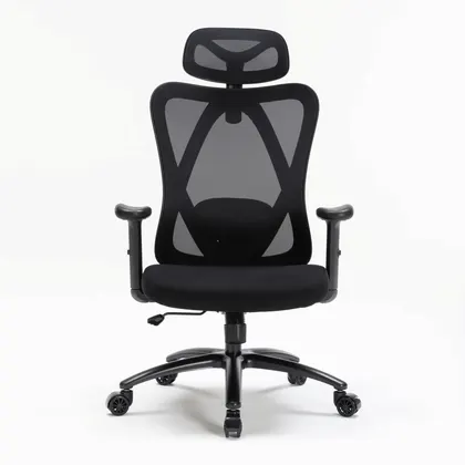 Ghế Warrior Ergonomic Hero Series WEC501 Plus Đen chân xoay
