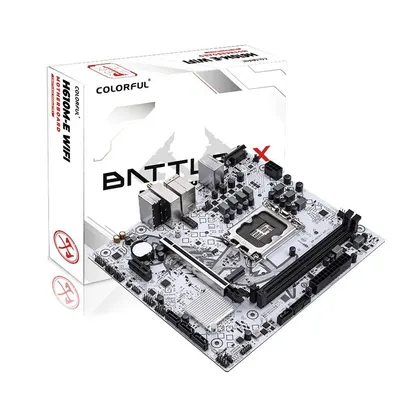 Mainboard Colorful BATTLE-AX H610M-E WIFI V20 | Intel H610, Socket 1700, M-ATX, 2 khe DDR4