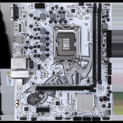 Mainboard Colorful BATTLE-AX H610M-E Wifi V21 White DDR4 | Intel H610, mATX, 2 khe DDR4