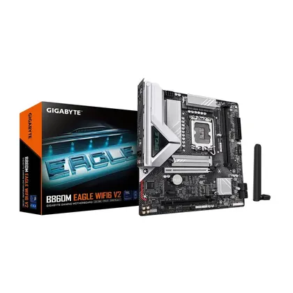 Mainboard GIGABYTE B860M EAGLE WIFI6 V2 | LGA1851, mATX, 2 khe DDR5