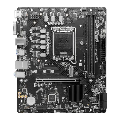 Mainboard MSI PRO B760M-E DDR4 Cũ | Intel B760, Socket 1700, mATX, 2 khe DDR4