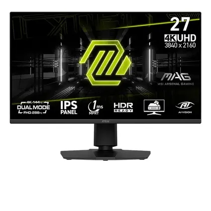 Màn hình Gaming MSI Dual 4K MAG 275UPD E14 | 27 inch, UHD 4K 144Hz / FHD 288Hz, IPS, 1ms MPRT, Adaptive-Sync