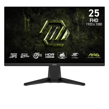 Màn hình Gaming MSI MAG 255F X24 | 25 inch, Full HD, Rapid IPS, 240Hz, HDR Ready